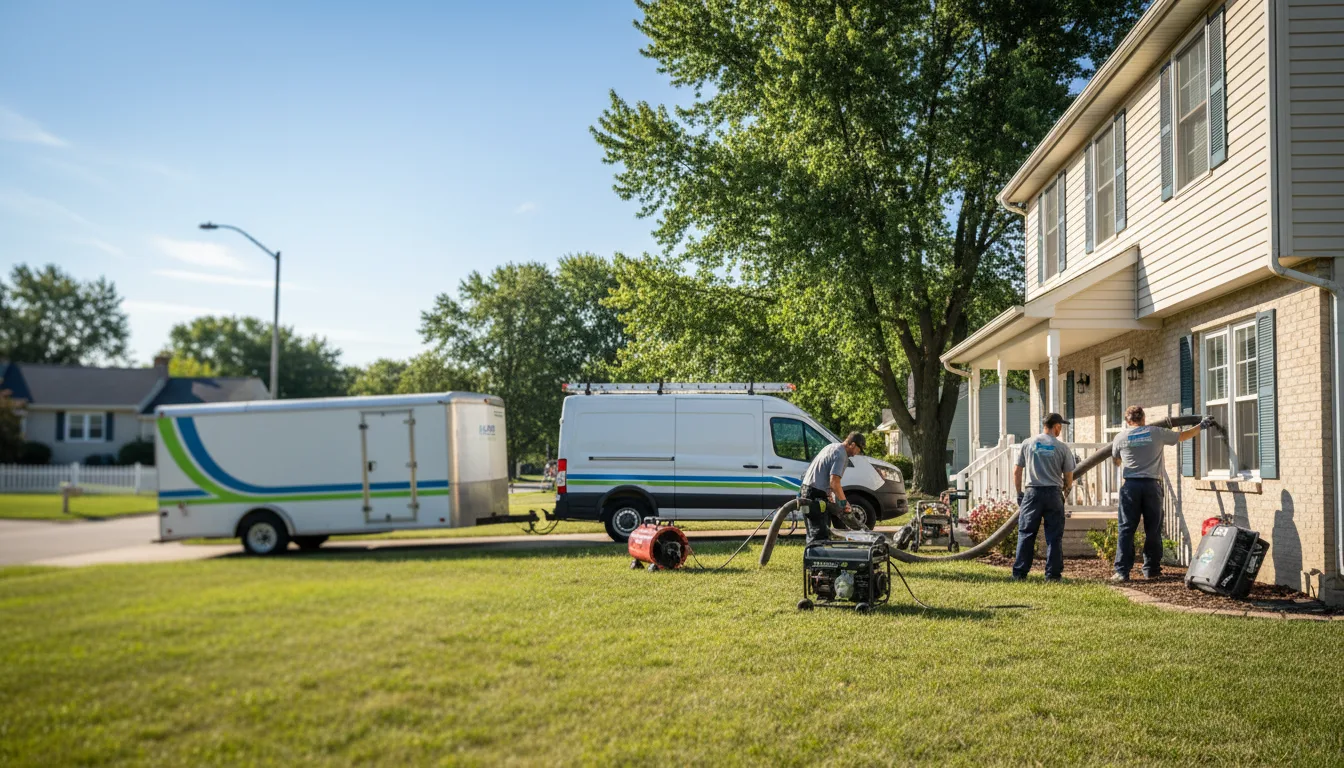 Flooded Basement Restoration And Cleanup With Repair in Dows, IA near me